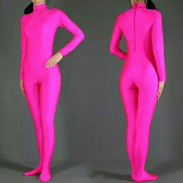 

lbs010) lycra spandex rose party leotard catsuit halloween cosplay costume fetish zentai suits wear, Black