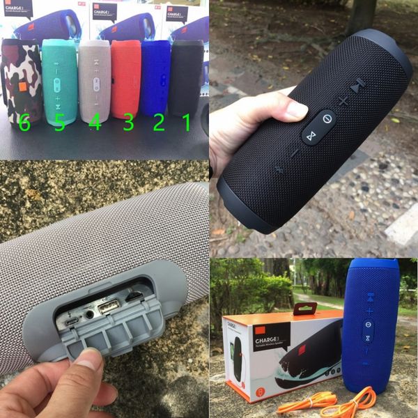 2019 Mini Bluetooth Speaker Charge 3 Portable Outdoor Subwoofer