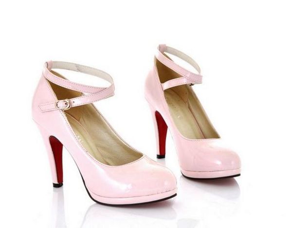 

send korean stylish high heels shoes shallow mouth single shoes woman, Black