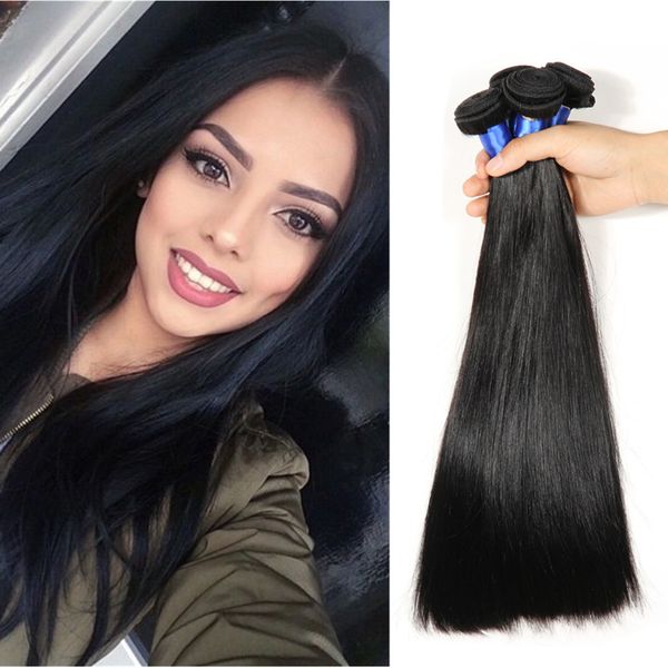 

8A Mink Brazilian Virgin Straight Hair 4 Bundles Body Wave Hair Weaves Kinky Curly Deep Wave 100% Unprocessed Human Hair Weave Wholesale