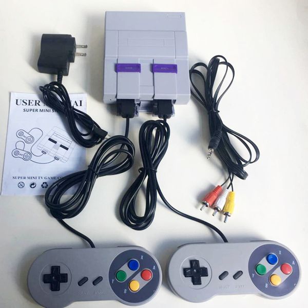 

16 Bit Super MINI SFC TV Game Console Can Store 100 Games For SFC Retro 16bit Video Game Player with 2 Controllers