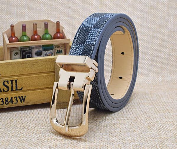 

2018 new pu childrens belts brand design children's waist belts for pants trousers girls jeans belt metal buckle, Black;brown