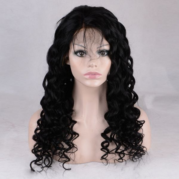 Human Hair Wigs Lace Front Brazilian Curly Hair Full Lace Wig Remy