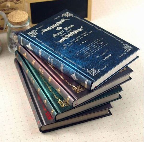 

vintage deluxe magic notembossed hardcover a5 ruled paper 128 sheets multi-use private collection, Purple;pink