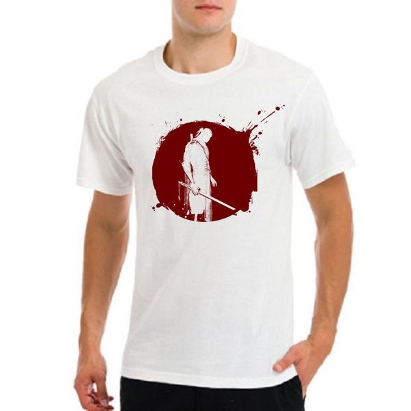 

shadow tactics blades of symbol logo gamer nerd white t-shirt, White;black