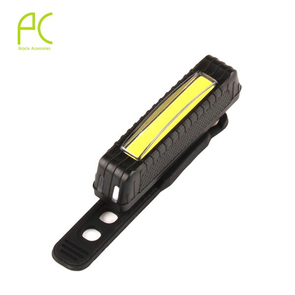 

pcycling led bike rear light taillight bicycle lamp usb rechargeable cycling safety light front 5 modes flashing lights