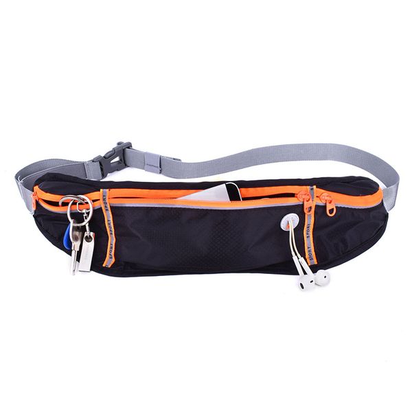 

nylon waterproof belt waist bag women men travel fanny pack shoulder bum bags reflective hip pack