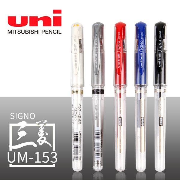 

uni signo um-153 highlighter pen 1.0mm gel pen for wedding conference office and school supplies