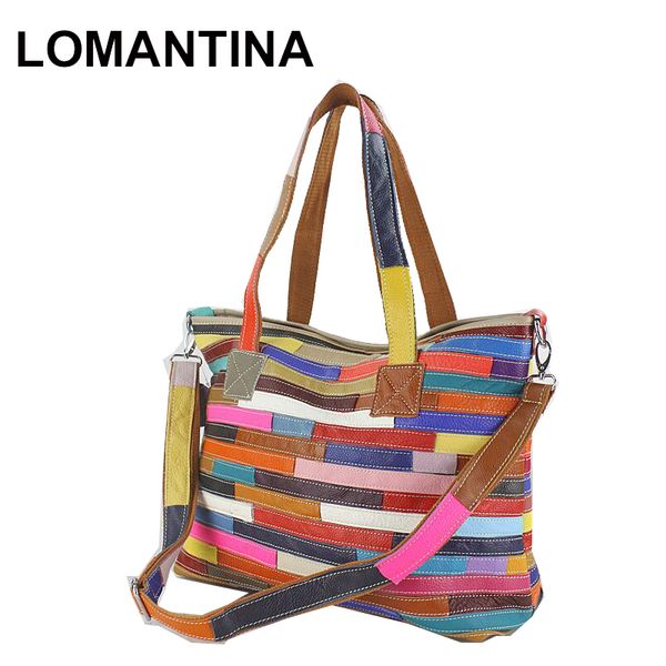 

lomantina women messenger bag female shoulder bags ladies beach travel bags stripe tote shopping purse bolsa large handbags
