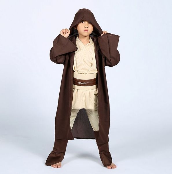 

child cosplay costume halloween children's stage costume cos jedi knight cosplay costume ing, Black;red
