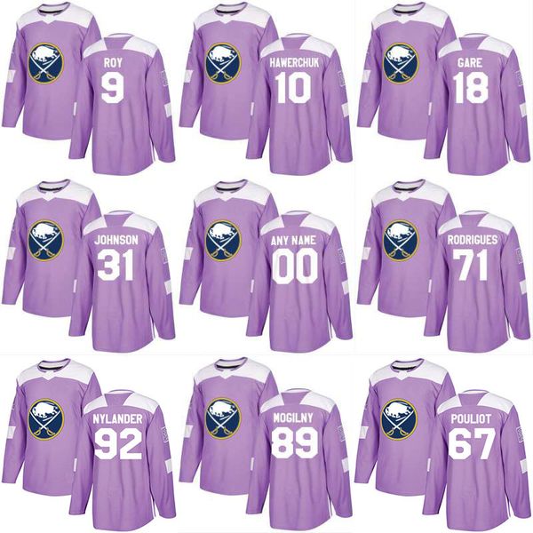 

2018 Fights Cancer Jersey 28 Zemgus Girgensons 10 Jacob Josefson 20 Scott Wilson 22 Johan Larsson Buffalo Sabres Custom Hockey Jerseys