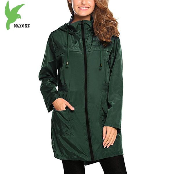 

womens trench coat 2018 spring hoodies plus size slim female waterproof raincoat windbreaker women coat multiple colour 1952, Tan;black