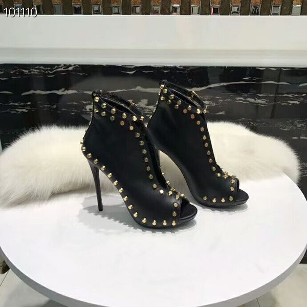 

2019 pecific cla a matte cowhide oft breathable heep kin lining fi h mouth de ign comfortable breathe freely tiletto andal 10 cm
