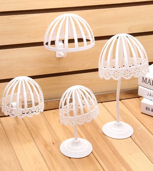 

2 pcs hat wig display holder rack children's cap stand for baby hat to support baby store cap display fashion plastic stereo-kids hood