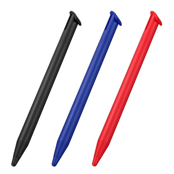 Canetas de toque de tela de substituição colorida para novos 3ds ll XL novo 3dsll 3dsxl jogo plástico caneta de alta qualidade navio rápido