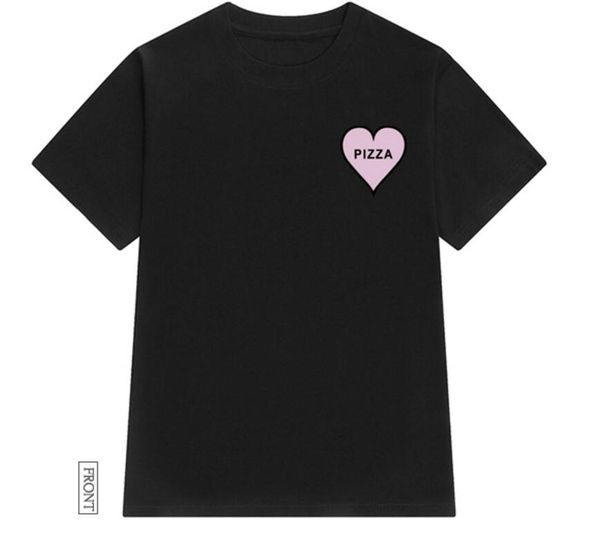 

лето женщин тенниски любви шаблон письма печать с короткими рукавами, White