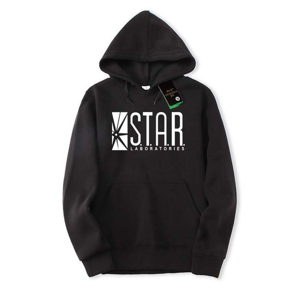 

2018 star labs black women/men hooded hoodies male sweatshirt jumper the flash gotham city comic bookstv series hoody
