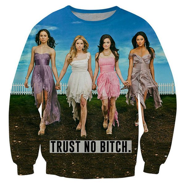 

new arrival fashion men/women girls funny 3d printed sweatshirt style fashion casual sweatshirt b220, Black