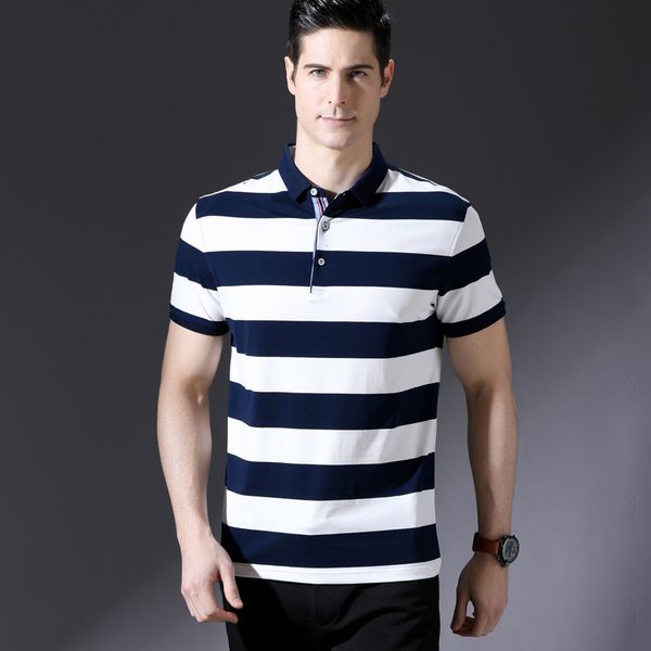 

men's summer short sleeve contrast color striped shirt men cotton shirt smart casual shirts male clothing, White;black