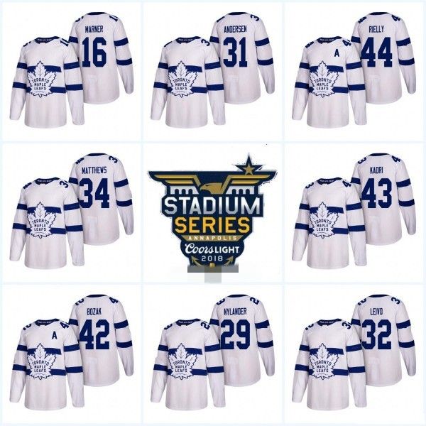 

2018 Stadium Series Jersey 31 Frederik Andersen 22 Nikita Zaitsev 46 Roman Polak Mens Womens Youth Toronto Maple Leafs Custom Hockey Jerseys