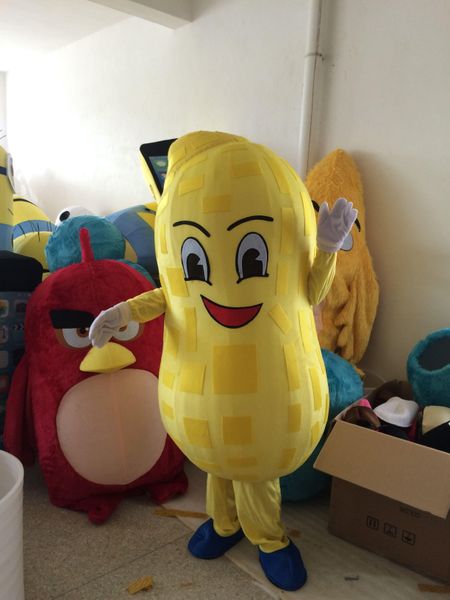 

2018 peanut mascot costume suit for any size mascot costume suit for any size mascot costume, Red;yellow