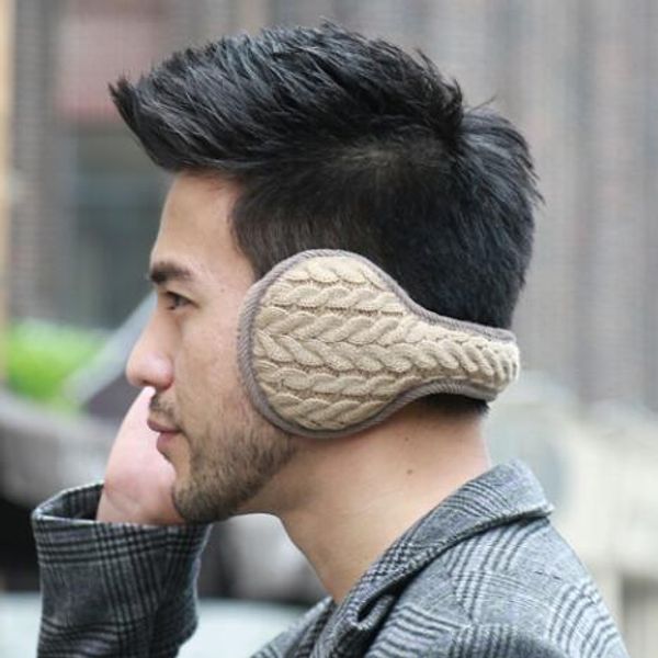 

winter warm ear cover for men and women fold the cover to protect the ears from cold and plush to warm the ears, Blue;gray