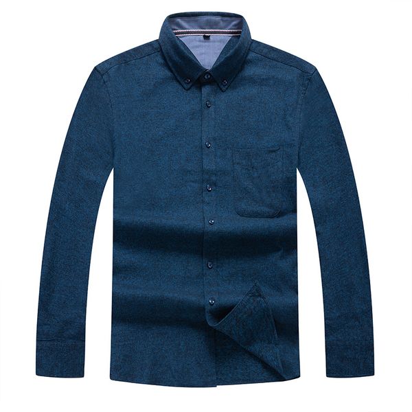 

plus size 8xl 7xl 6xl 5xl mens shirt brand 2018 male long sleeve shirts casual cotton slim fit solid color men dress shirts, White;black