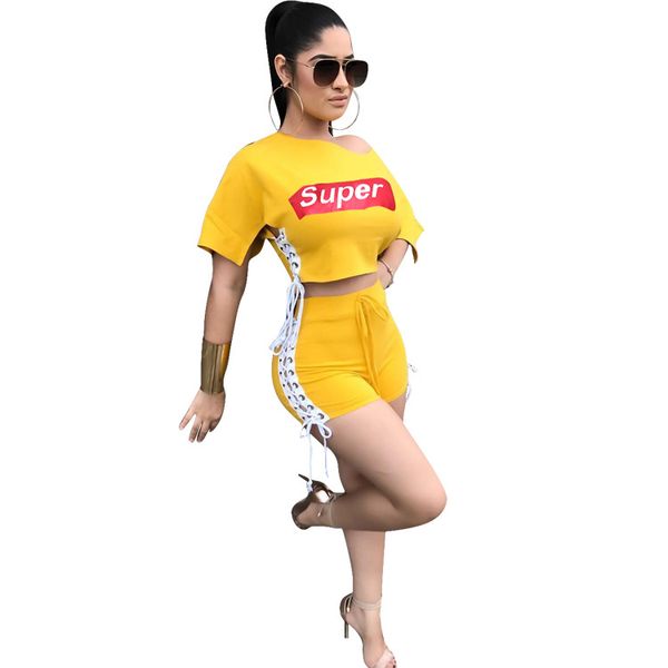 

Super letter print women et draw tring kirt track uit love pink hort bare midriff t hirt port kirt dre port wear new 2018