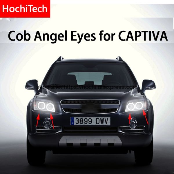 

for captiva s3x 2006 - 2011 cob led day light white halo cob led angel eyes ring error ultra bright