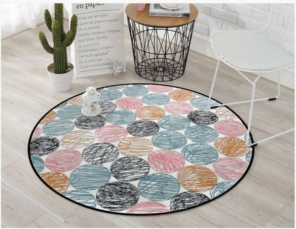 

домашний вход / прихожая коврик дети играют палатка коврики европа современные круглые ковры для гостиной компьютерный стул коврик