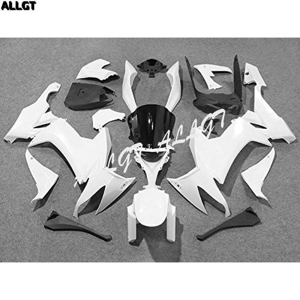 Glossy Black White Motorcycle Fairings Kit For Kawasaki Ninja Zx 10r Zx10r 2008 2009 2010 Abs Injection Mold Motorcycle Accessories For Sale