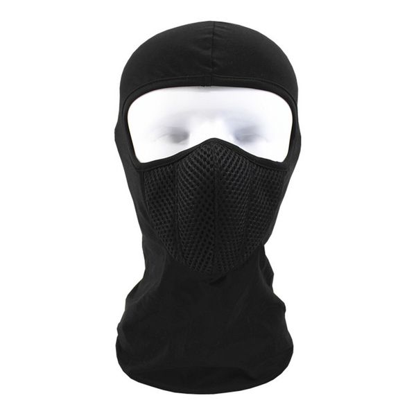 

pure cotton cs outdoor supplies head cover inside gallbladder motorcycle ride sun protection warm ski mask dust cap ac0027, Black