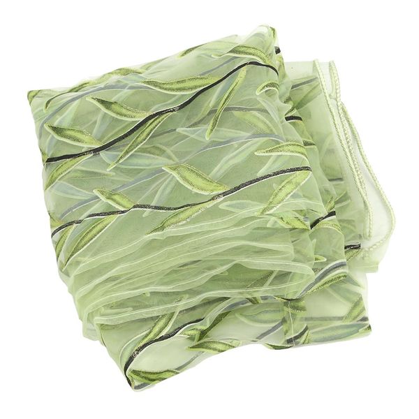

botique chic room willow pattern voile window curtain (green