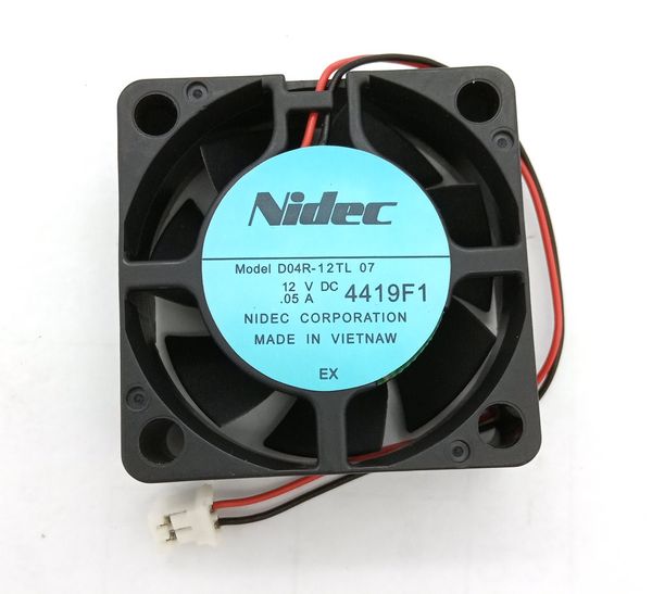 

original nidec d04r-12tl 07 dc12v 0.05a 2lines 40x40x15mm computer cooling fan