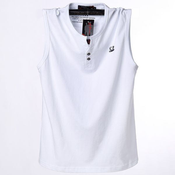 

O-Neck Summer Tank Tops Cotton Men 'S Plus Size Vest Breathable Solid Sleeveless Fitness Men Vest Big and Tall Male L-6xl