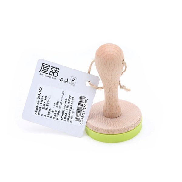 

wholesale-unopan house un52102 silica gel seal connaught wood handle cookies baking decorating the christmas diy