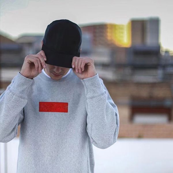 

18fw box logo embroidery cotton pullover long leeve couple fa hion weater weat hirt hip hop hoodie ix color hfymwy094
