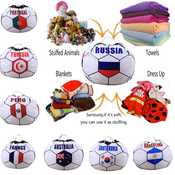 

new 26 inch russian world cup storage bag football world cup bag beanbag 10pcs/lot t2i158