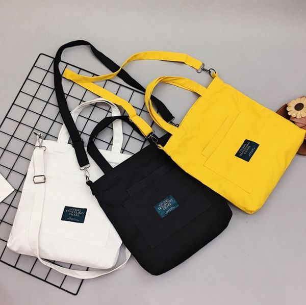 

2018 canvas shopping bags woman handbag big high-capacity leisure fashion towte bag cross body shoulder bags totes handbags