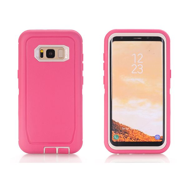 

premium quality for samsung s7 edge case shockproof phone case tpu + pc hydrid 2in1 for goophone s9 plus robot case