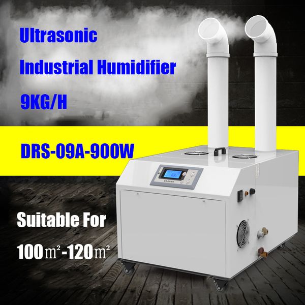 

drs-09a ультразвуковой увлажнитель воздуха с двойным выходом тумана 900 вт 9 кг / ч интеллектуальный компьютерный контроль заводской контрол