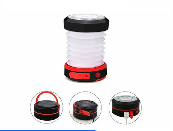 Ludage Farolas solares de la iluminaci/ón de emergencia port/átil de carga l/ámpara tienda de camping