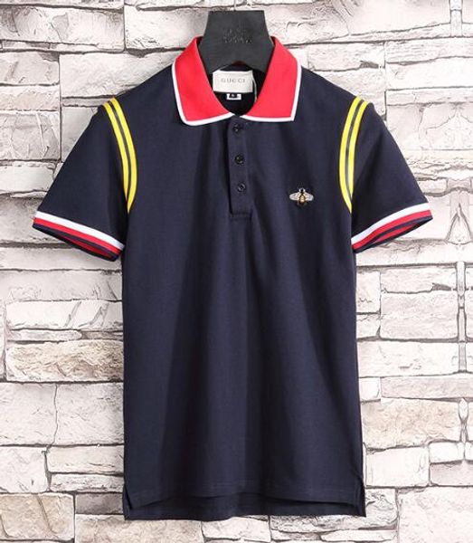 

Новый летний хлопок футболки цветочные змея вышивка мода с коротким рукавом футб