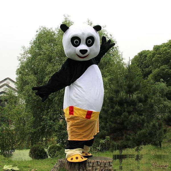 2018 hot new Kung Fu Panda PO traje da mascote feito à mão personagem de desenho animado adulto tamanho frete grátis