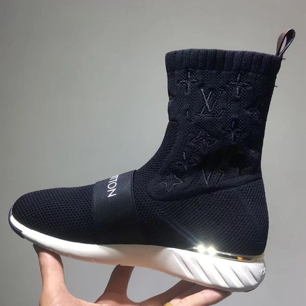 

Новые фирменные женщины Aftergame кроссовки плоские сапоги дизайнер Леди вышитые стр