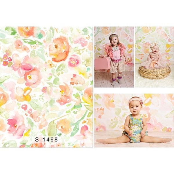 Ölgemälde Blumen Hintergrund für Fotografie Neugeborenen Baby Fotoshooting Requisiten Zurück Tropfen Kinder Kinder Foto Studio Hintergründe