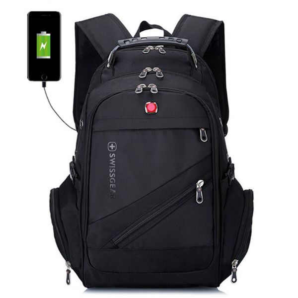 

Swiss Multifunctional Backpack Travel Bags Hiking Camping Backpacks Laptop Bag Schoolbag Sport Gym Outdoor Duffel Bag