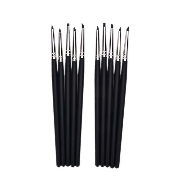 5Pcs//Set Colorful Flexible Silicone Shapers Clay Sculpting Tools Rubber Pens