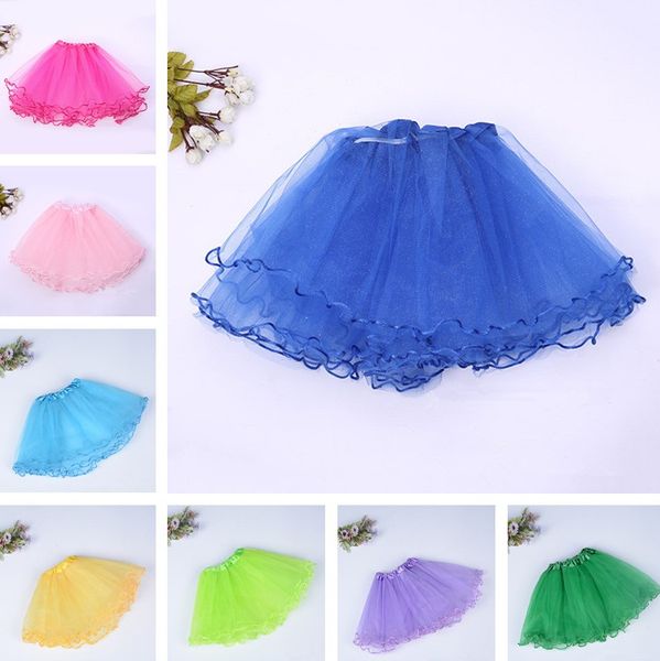 

8 colors candy color kids tutus skirt dance dresses soft tutu dress ballet skirt children pettiskirt clothes 10pcs/lot t2i365
