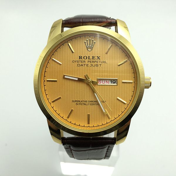 

Горячая продажа роскошные новые модные мужские часы кожа мужчины кварцевые часы